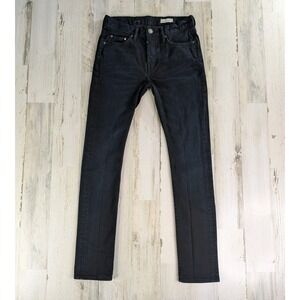 AllSaints Mens Cigarette Jeans 28x30 Dark Wash Button Fly Denim CFC18644